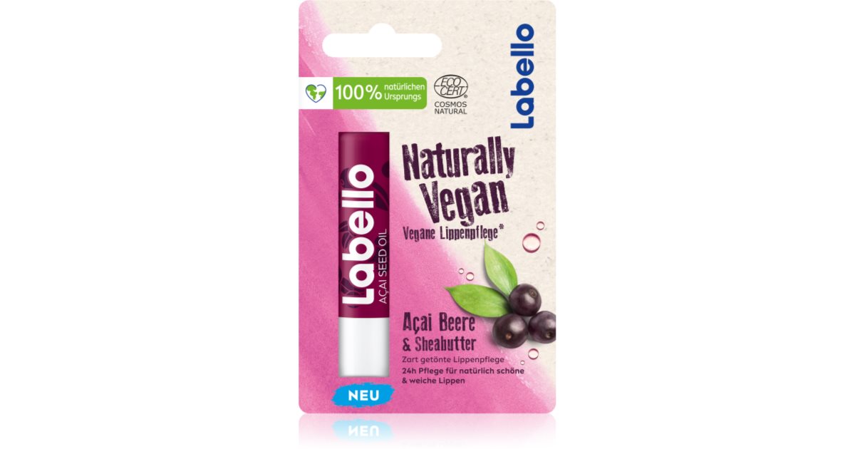 Labello Naturally Vegan Acai Berry Lip Balm | notino.ie