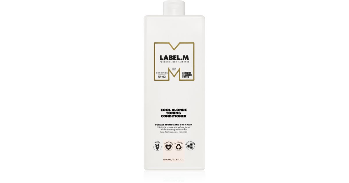 label.m Cool Blonde Conditioner moisturising conditioner neutralising ...