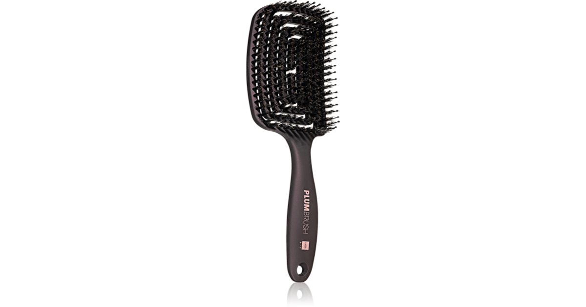 Labor Pro Plum Brush Thick hairbrush with nylon and boar bristles