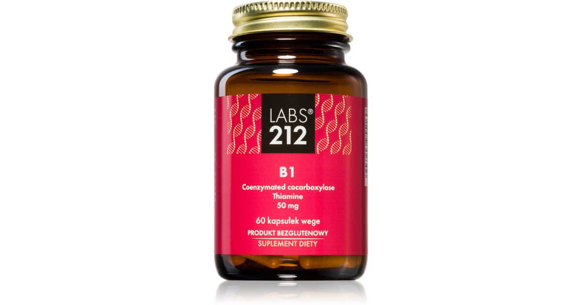 Labs212 B1 Coenzymated Cocarboxylase + Thiamine Kapsułki Do Wsparcia ...