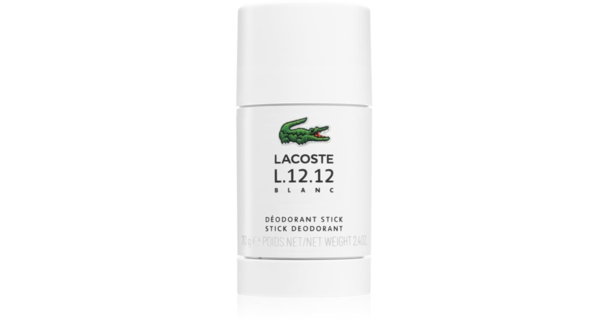 Lad os gøre det ægteskab gårdsplads Lacoste Eau de Lacoste L.12.12 Blanc dezodorant w sztyfcie dla mężczyzn |  notino.pl