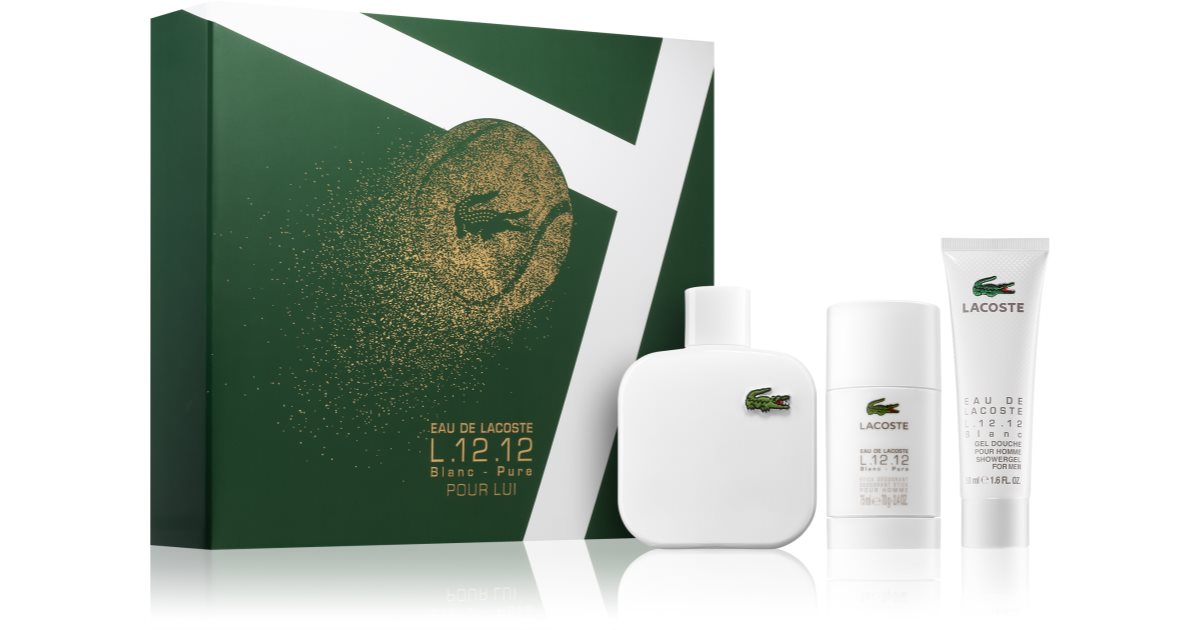 Lacoste Eau de Lacoste L.12.12 Blanc Gift Set II. for Men notino