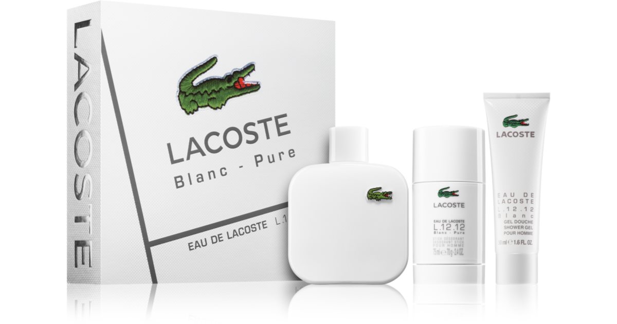 LACOSTE L.12.12 BLANC 50ml 2本セット Lacoste Eau de Lacoste L.12.12 Blanc zestaw upominkowy XIII