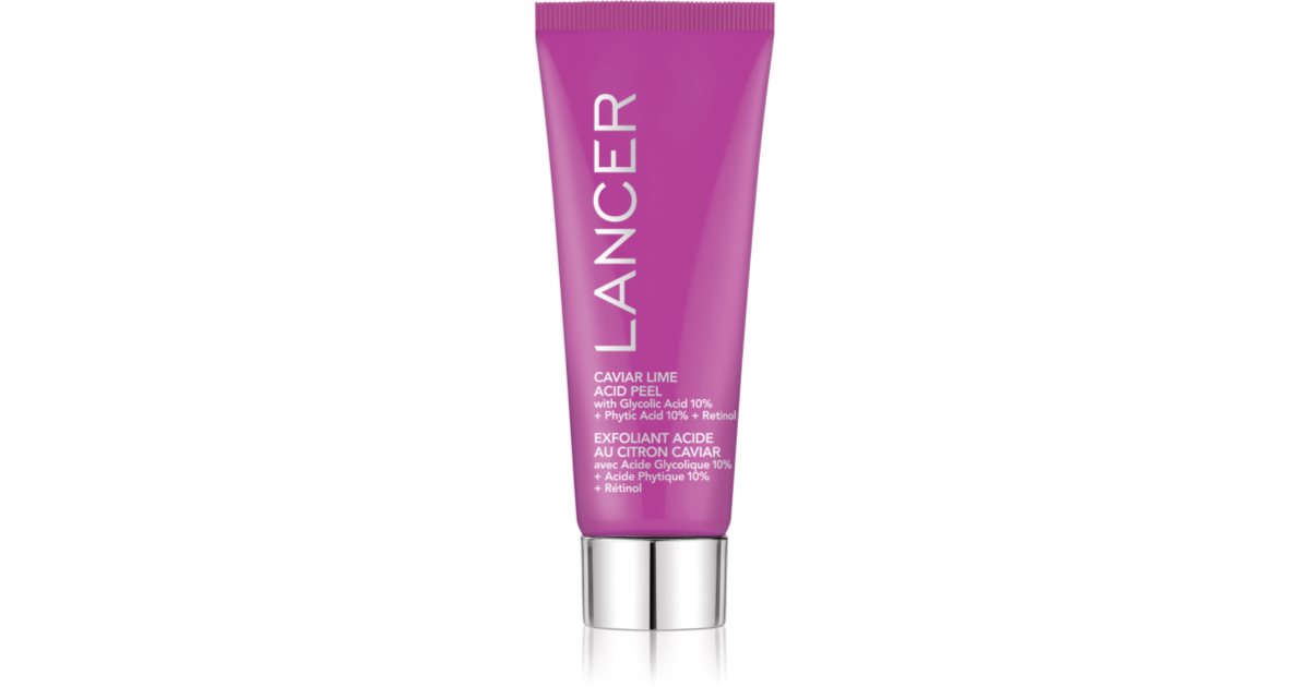 LANCER Caviar Lime Acid Peel peeling cremoso para iluminação e