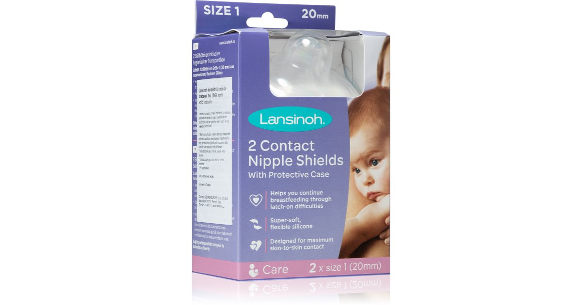 Lansinoh Breastfeeding nipple shields notino.co.uk