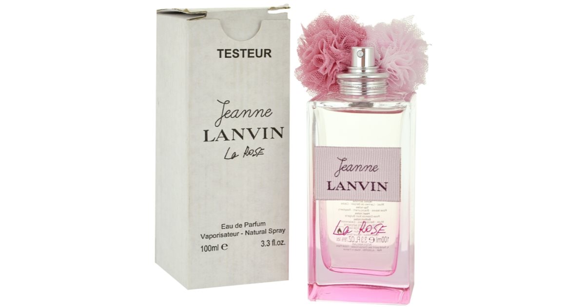 Lanvin Jeanne Lanvin La Rose парфюмна вода тестер за жени 100 мл ...