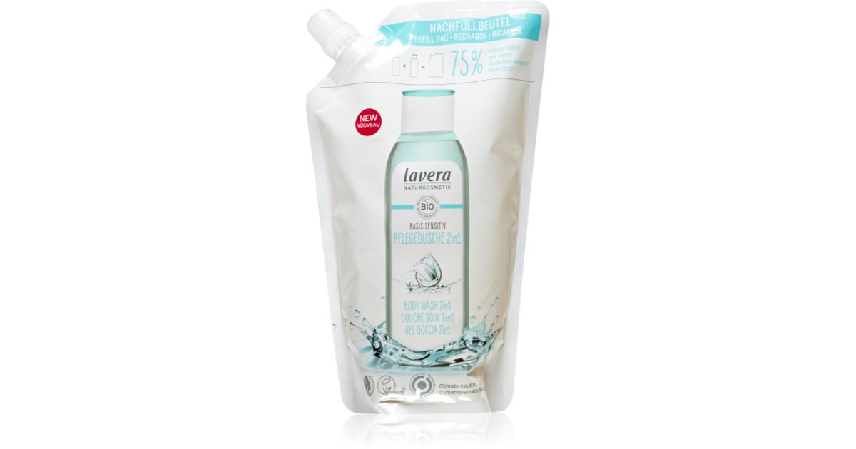 Lavera Basis Sensitiv Body And Hair Shower Gel For Sensitive Skin