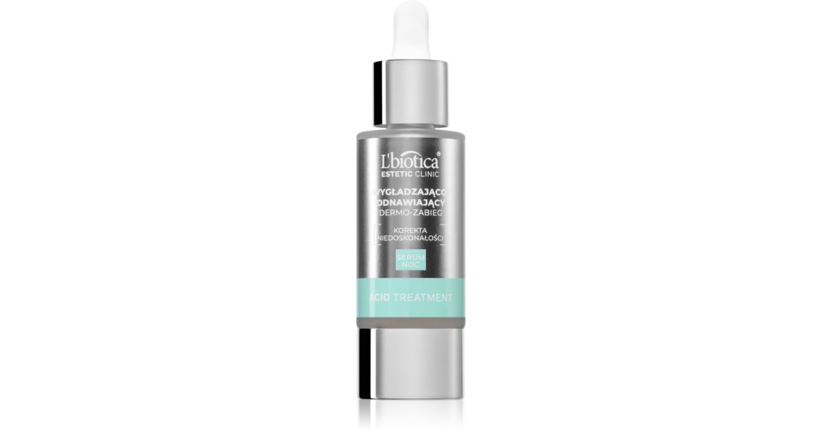 L’biotica Estetic Clinic Acid Treatment soin de nuit rénovateur effet ...