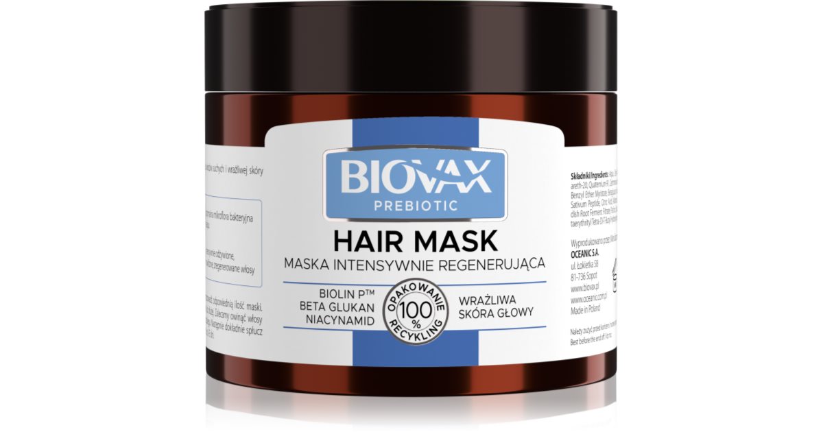 L’biotica Biovax Prebiotic Regenerating Hair Mask | notino.ie