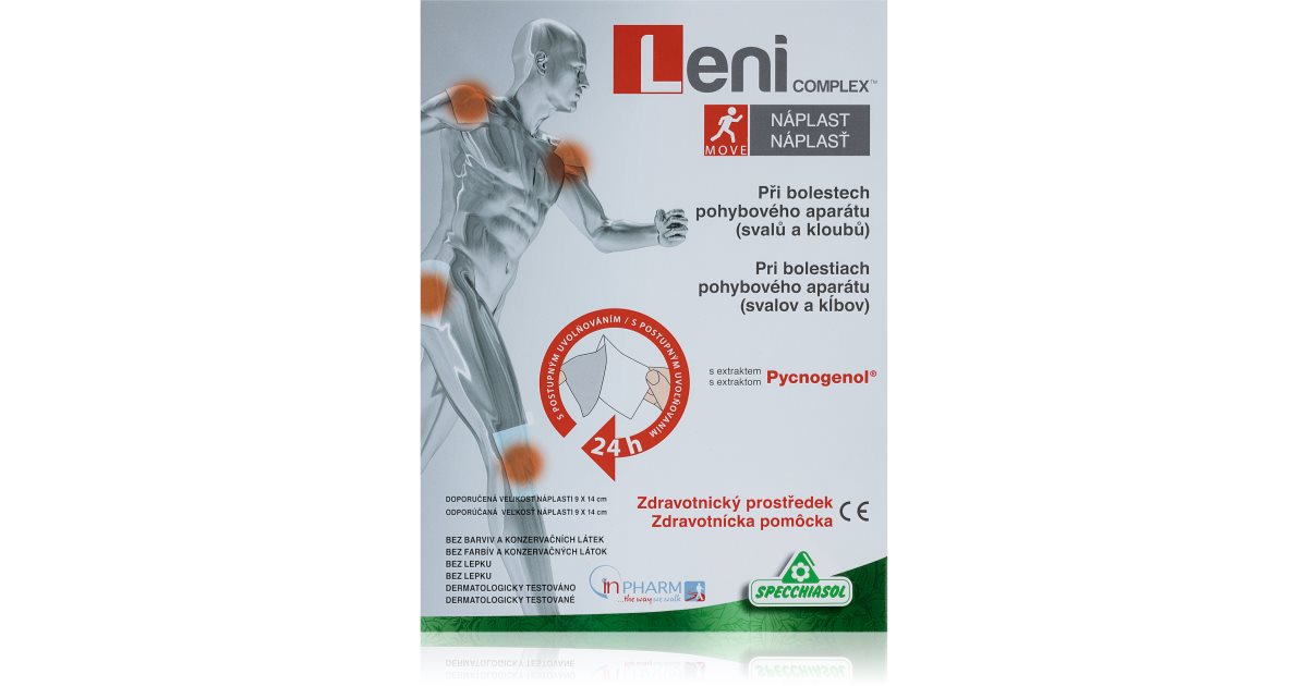 Leni Complex Leni Complex náplast pro úlevu od bolesti svalů a kloubů ...