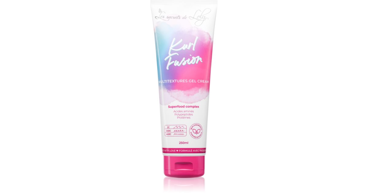 Les Secrets De Loly Kurl Fusion styling gel cream with moisturising ...