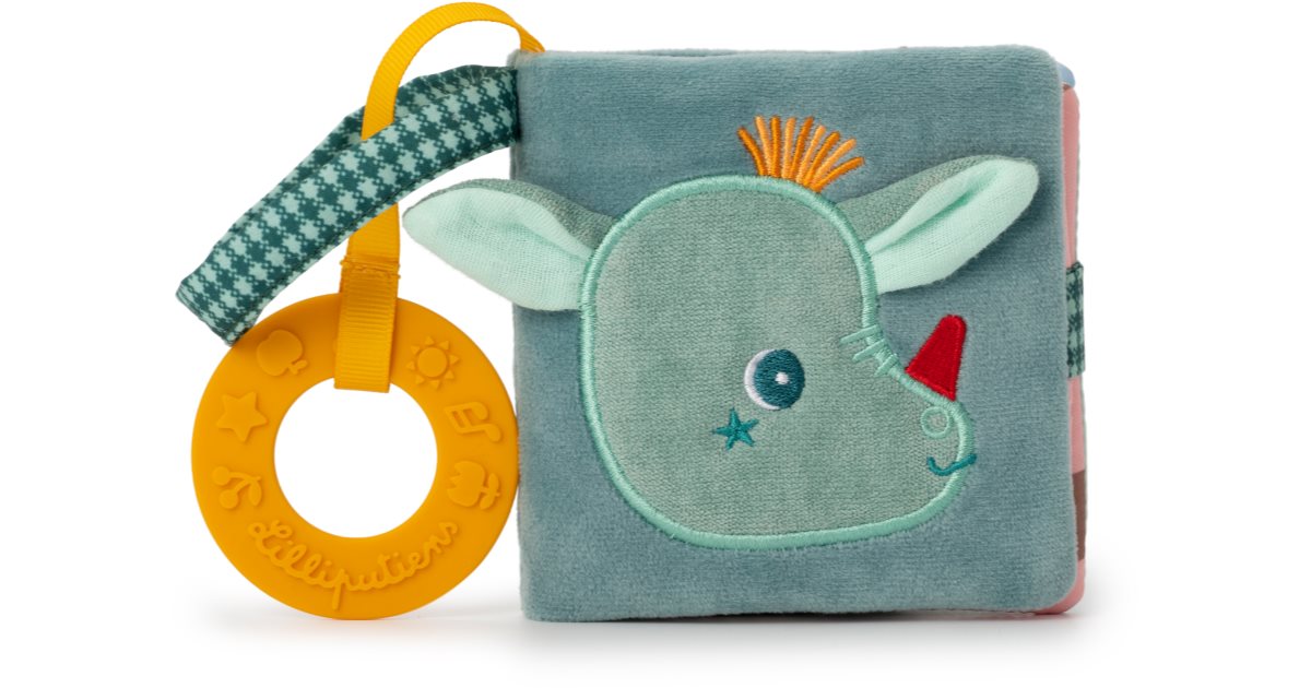 LILLIPUTIENS Joe Le Dragon Magicien – Livre Doudou Éducatif Phosphorescent 2 En 1 – Jouet D’Éveil Bébé Dès 6 Mois
