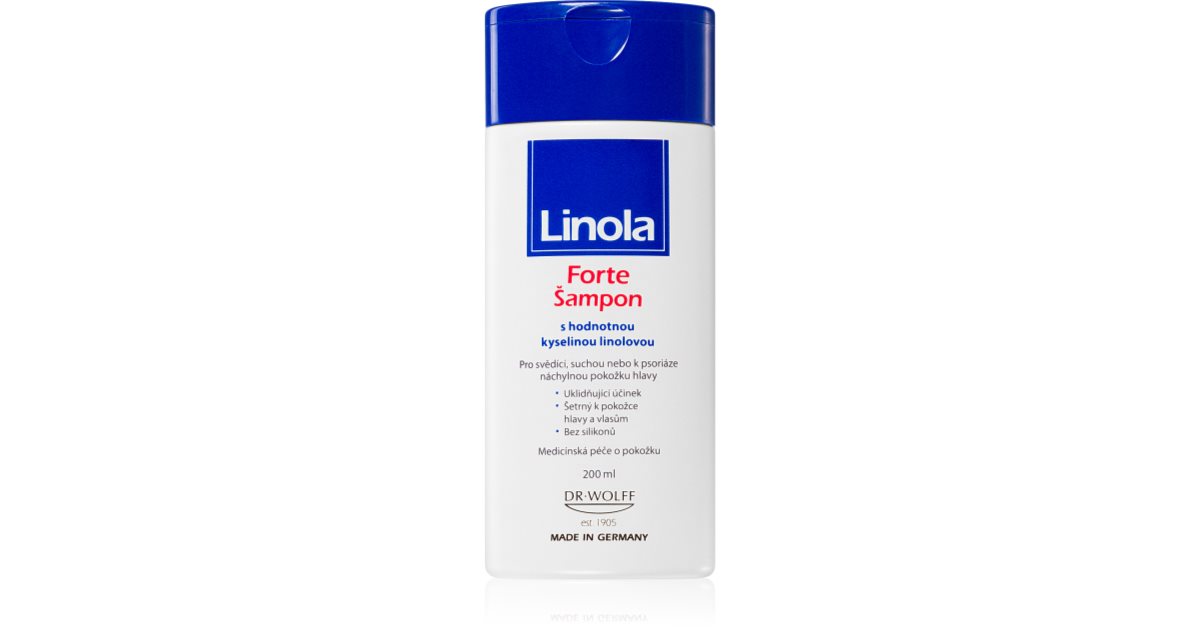 Linola Forte Shampoo Lindrande schampo för torrt hår och känslig ...