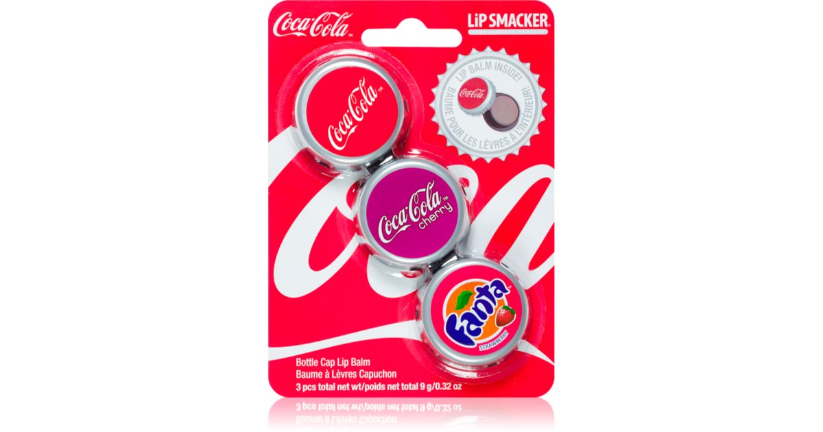 Lip Smacker Coca Cola балсам за устни 3 бр Notino Bg