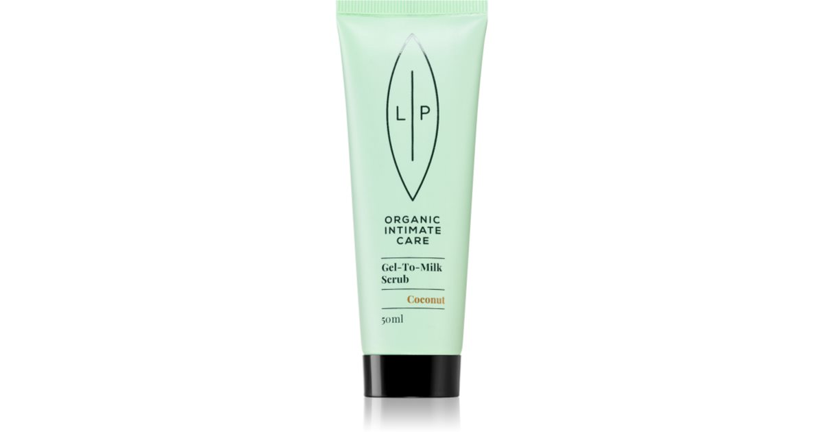 Lip Intimate Care Organic Intimate Care Gel To Milk Scrub sanftes Peeling mit Kokos | notino.at