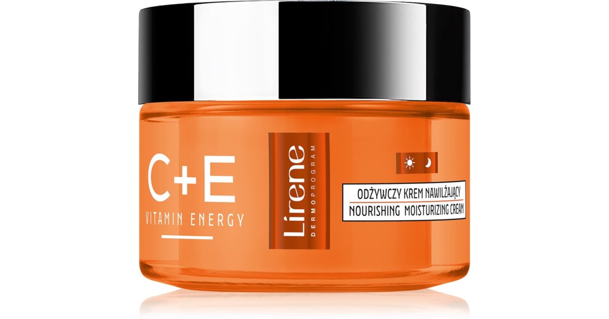 Lirene C+E Vitamin Energy creme facial nutrição e hidratação notino.pt