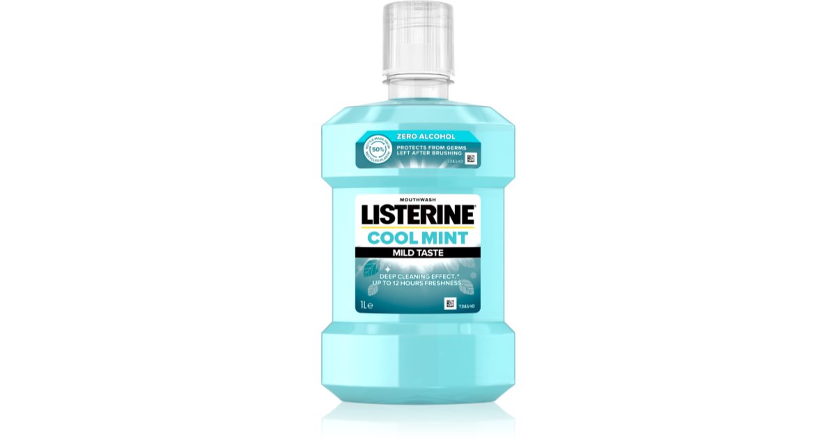 Listerine Coolmint Collutorio Zero Alcol - Antiplacca e alito