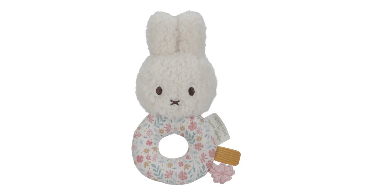 Little Dutch Miffy Fluffy Lucky Blossom Rattle Toy jucărie