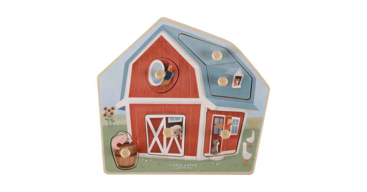 Bartl Mini Puzzle In Legno - La Casa Ospite Nello Spessart - 10 Pezzi - Gioco Di Pazienza Tascabile - Made In Germany