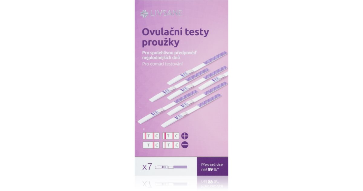Testy LIVSANE Ovulační testy proužky ovulační test | notino.cz