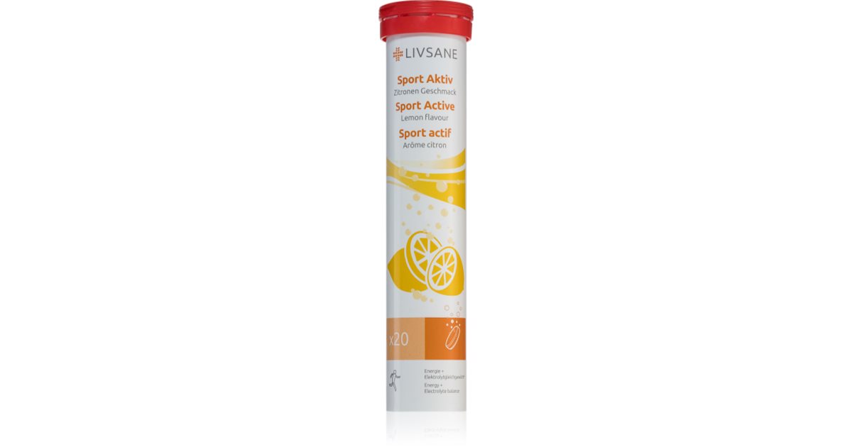 LIVSANE Sport Active Lemon Brausetabletten für Sportler ️ notino.de