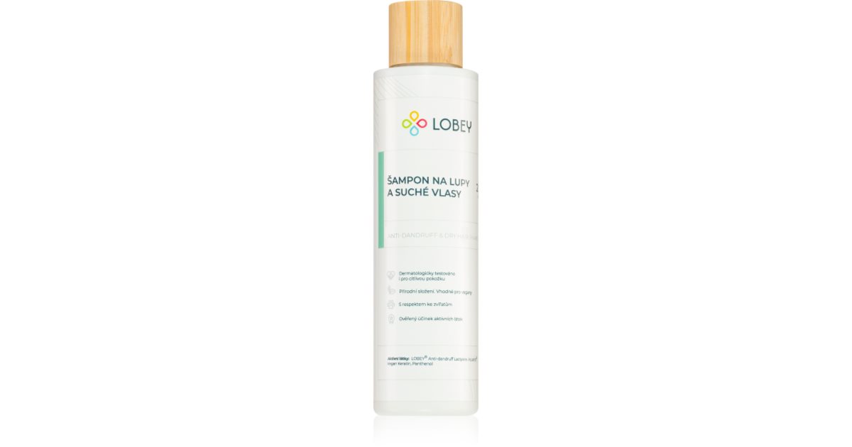 Lobey Hair Care shampoing antipelliculaire pour cheveux secs notino.be