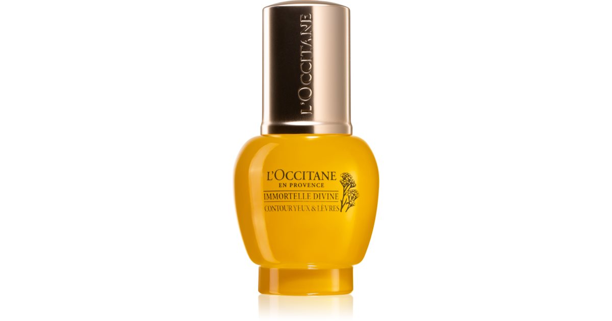 L’Occitane Immortelle Divine Eye & Lip Contour Skincare For Eyes And