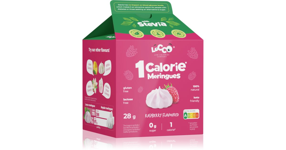 Locco Locco Meringues with Stevia kalorienarme Baisers
