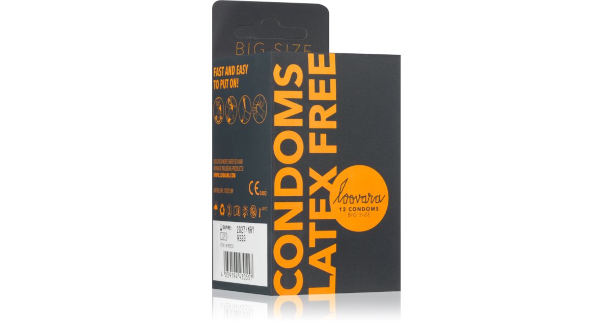 Loovara Big Size Latex free condoms | notino.co.uk
