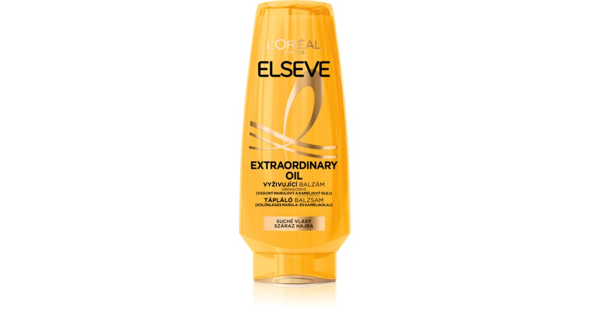 L'Oréal Paris Elvive Haaröl-Balsam 200 Ml – Nährender Conditioner Für Trockenes, Stumpfes Haar