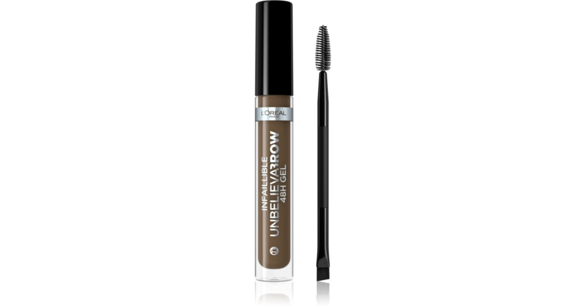 L'Oreal Paris UnbelievaBrow Long-Wear Eyebrow Gel – Waterproof, 3.4ml (Choose Your Shade)