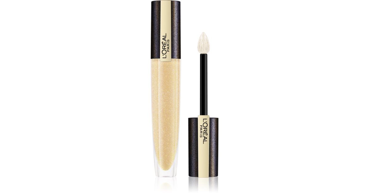 L'Oreal Paris Rouge Signature Metallic Ink – Lipgloss In 204 I Voodoo, Ultraleicht Mit Metallischem Finish