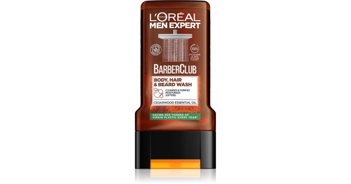 L’Oréal Paris Men Expert Barber Club gel de douche pour homme pour