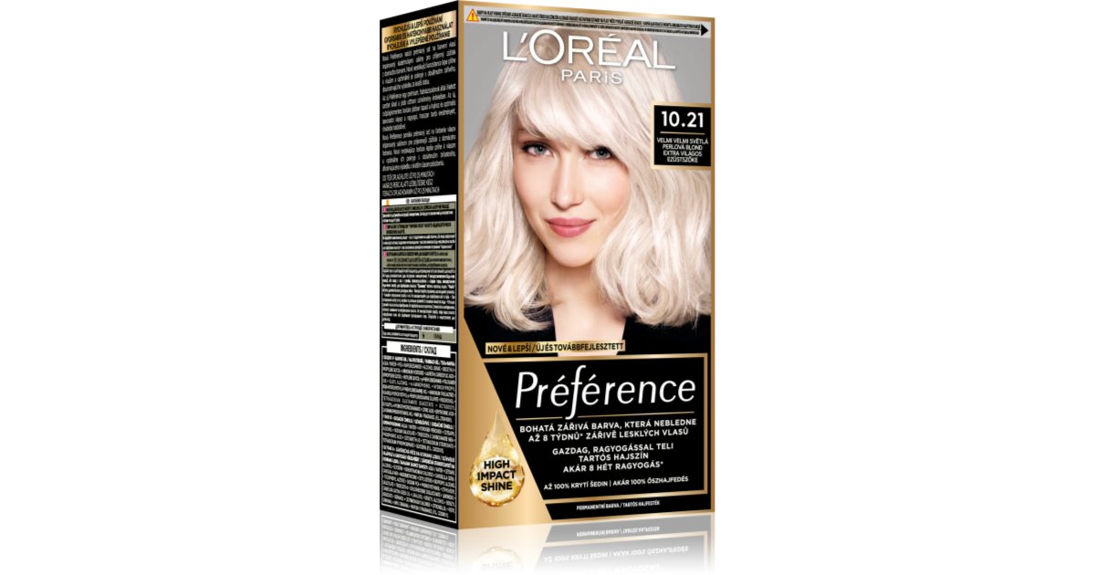 L’Oréal Paris Préférence боя за коса | notino.bg