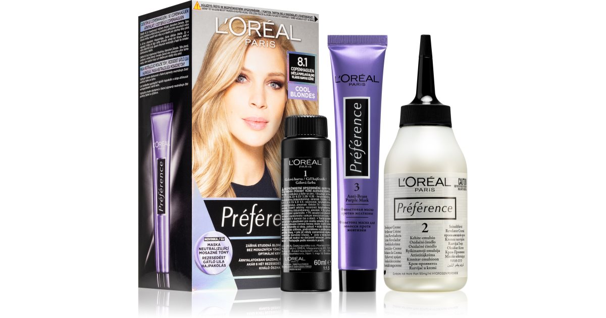 L’Oréal Paris Préférence боя за коса | notino.bg