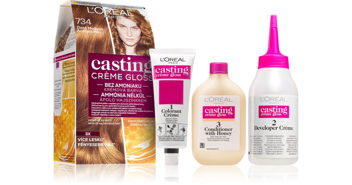L’Oréal Paris Casting Creme Gloss Haarfarbe – Ohne Ammoniak, 2er-Pack, Z.B. 210 Myrtille Noir