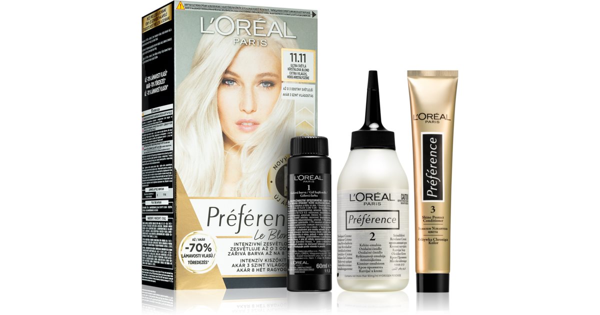 L'Oréal Paris Préférence Le Blonding tinta per capelli per schiarire i  capelli