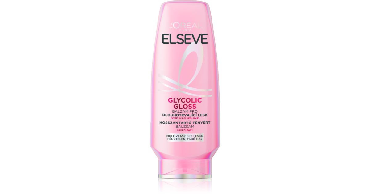 L’Oréal Paris Elseve Glycolic Gloss балсам за коса за блясък | notino.bg