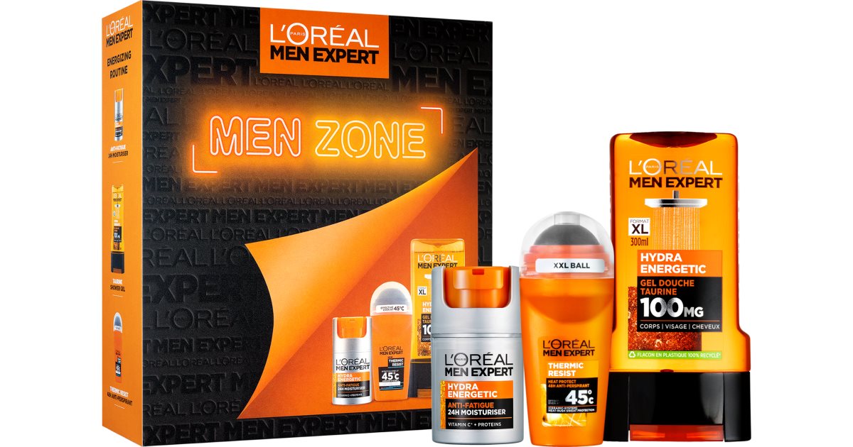 L’Oréal Paris Men Expert Hydra Energetic coffret cadeau de Noël pour