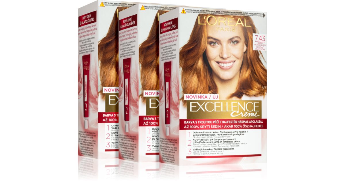 L Or al Paris Excellence Creme Haarfarbe Farbton 7 43 Blonde Copper l-or-al-paris-excellence-creme-haarfarbe-farbton-7-43-blonde-copper