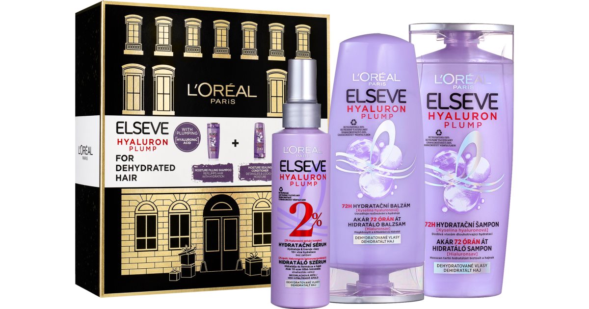 L’Oréal Paris Elseve Hyaluron Plump Geschenkset für das Haar | notino.at