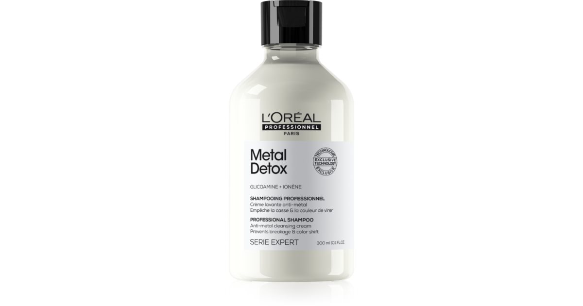 L’Oréal Professionnel Serie Expert Metal Detox shampoing nettoyant en profondeur pour cheveux colorés et abîmés | notino.fr