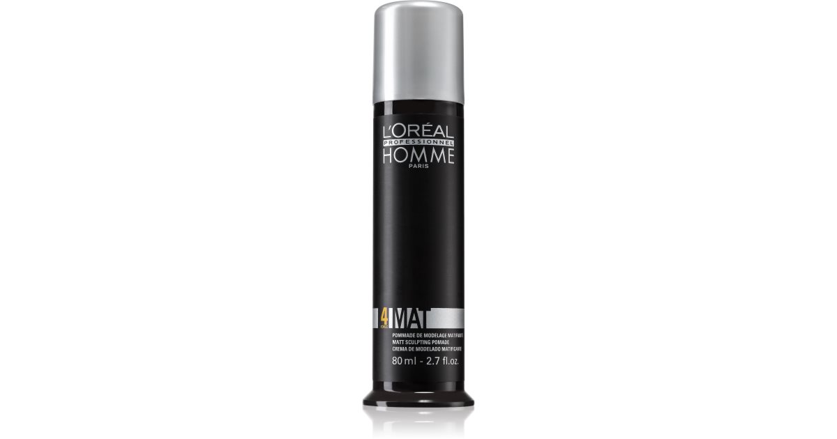 L’Oréal Professionnel Homme 4 Force Mat pasta moldeadora de acabado mate notino.es
