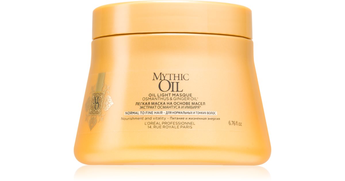 L'Oreal Professionnel Mythic Oil Mask - Nourishing Mask for Normal & Thin  Hair