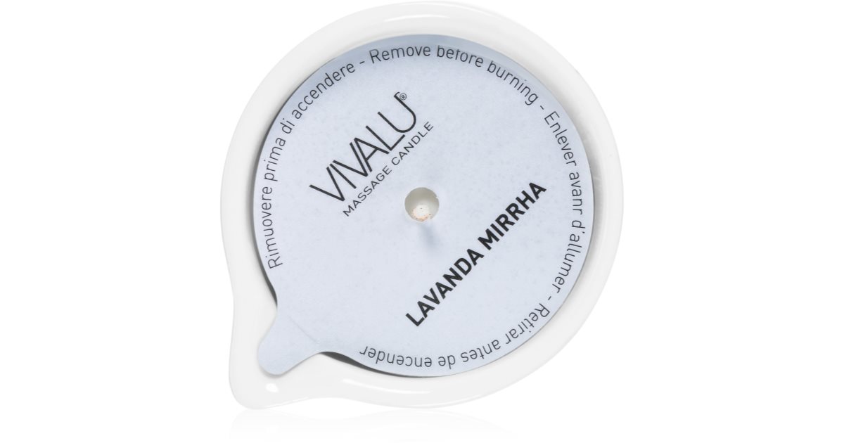 LUMEN Vivalu Lavender & Myrrh Massagekerze