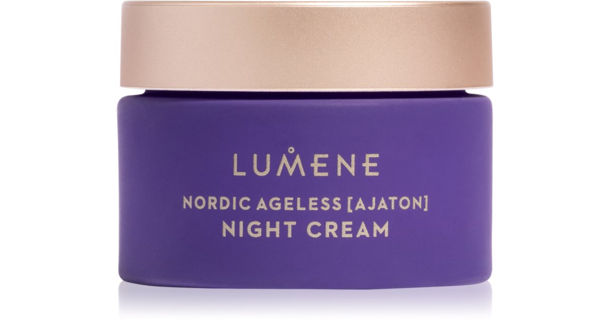Lumene Nordic Ageless [AJATON] Radiant Youth Åtstramande nattkräm mot ...