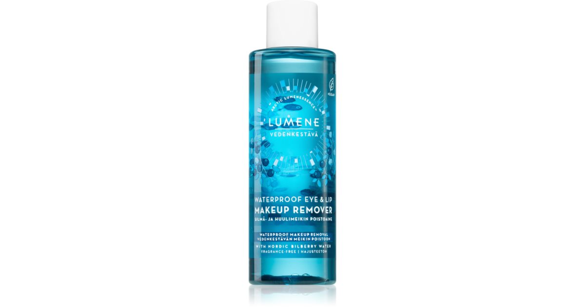 Lumene VEDENKESTÄVÄ biphase waterproof makeup remover for eyes and