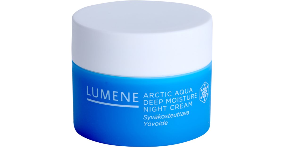 Lumene Arctic Aqua Deep Moisturizing Night Cream for Normal and Dry ...