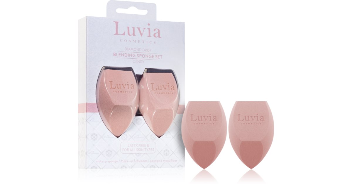 NOTINO Luvia Cosmetics Set | Diamond Multifunktionaler Duo Sponge Drop Blending Make-up-Schwamm