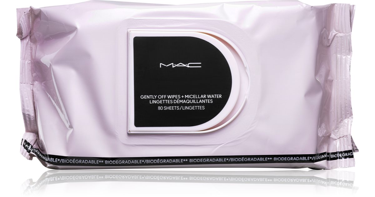 MAC Cosmetics Gently Off Wipes + Micellar Water lingettes